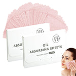 MAYCREATE Oil Absorbing Sheets for Face with Natural Flax Paper 200 Counts 9x6cm | Oily Skin Control