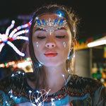 MAYCREATE Face Gems for Festival and Rave Makeup featuring Rhinestone Stickers 3PCS