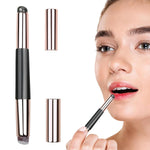 MAYCREATE Silicone Lip Applicator for Lipstick and Gloss with Dual-End Brush | Hygienic Travel Tool