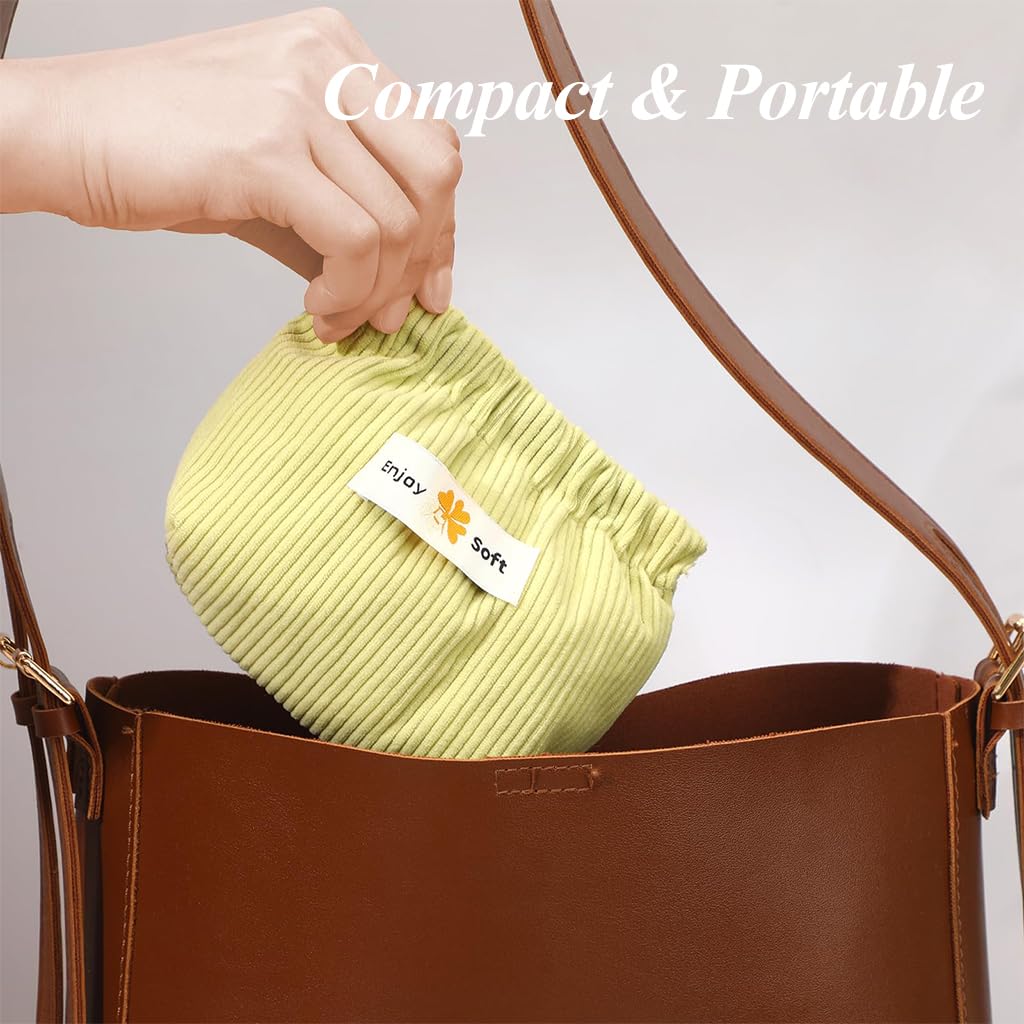 MAYCREATE 4pcs Corduroy Storage Pouch Coin Bags Corduroy Storage Bag Easy Squeeze Open Bag Cash Bag Small Jewelry Organizer Bag Coin Bag Travel Makeup Storage Pouch
