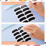 MAYCREATE Writable Black Sticker for Kitchen and Jars featuring Erasable PVC Surface | 100 Pcs 4.5x1.8cm