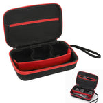 MAYCREATE Electric Shaver Storage Bag for Travel with Multi Compartments and Mesh Pocket 20x13x6cm