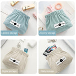 MAYCREATE Small Makeup Pouch Set for Travel with Spring Opening 6pcs Corduroy Bags | Organizer for Women
