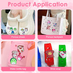 MAYCREATE Shoe Charms for Croc Style Shoes featuring Silver Bear Theme and Faux Pearls for Girls and Women