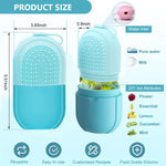 MAYCREATE Ice Face Roller for Facial Massage with Anti Leak Silicone Mold 13×6.5×5.5cm | Pink Skincare Tool