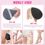 MAYCREATE Powder Puff Set for Makeup with Triangular Blending Pads | 14‑Piece Foundation Kit