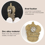 MAYCREATE Cosplay Gryffindor Badge Made with Zinc Alloy Brooch for Halloween Costume Accessory,Boy & Girl,Kids Gift Toy