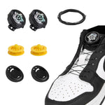 MAYCREATE No Tie Shoelaces for Kids featuring 84cm Elastic TPU Wire and ABS Knob Design