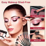 MAYCREATE Makeup Brush Set for Professional Use with 22PCS Tools and Ergonomic Wooden Handles