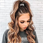 MAYCREATE 3pcs Hair Claw Clips for High Ponytail, Small Metal Rhinestone Hair Clips, Ponytail Holder for Thick Long Hair, Stylish Hair Accessories for Women Girls