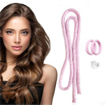 MAYCREATE Heatless Hair Curler for Overnight Curls with 60 in Extra Long Soft Rod | No Heat Styling