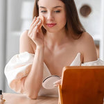 MAYCREATE Makeup Sponge Holder for Travel with Double Side Breathable Design 58×58×75mm Silicone Case in Khaki