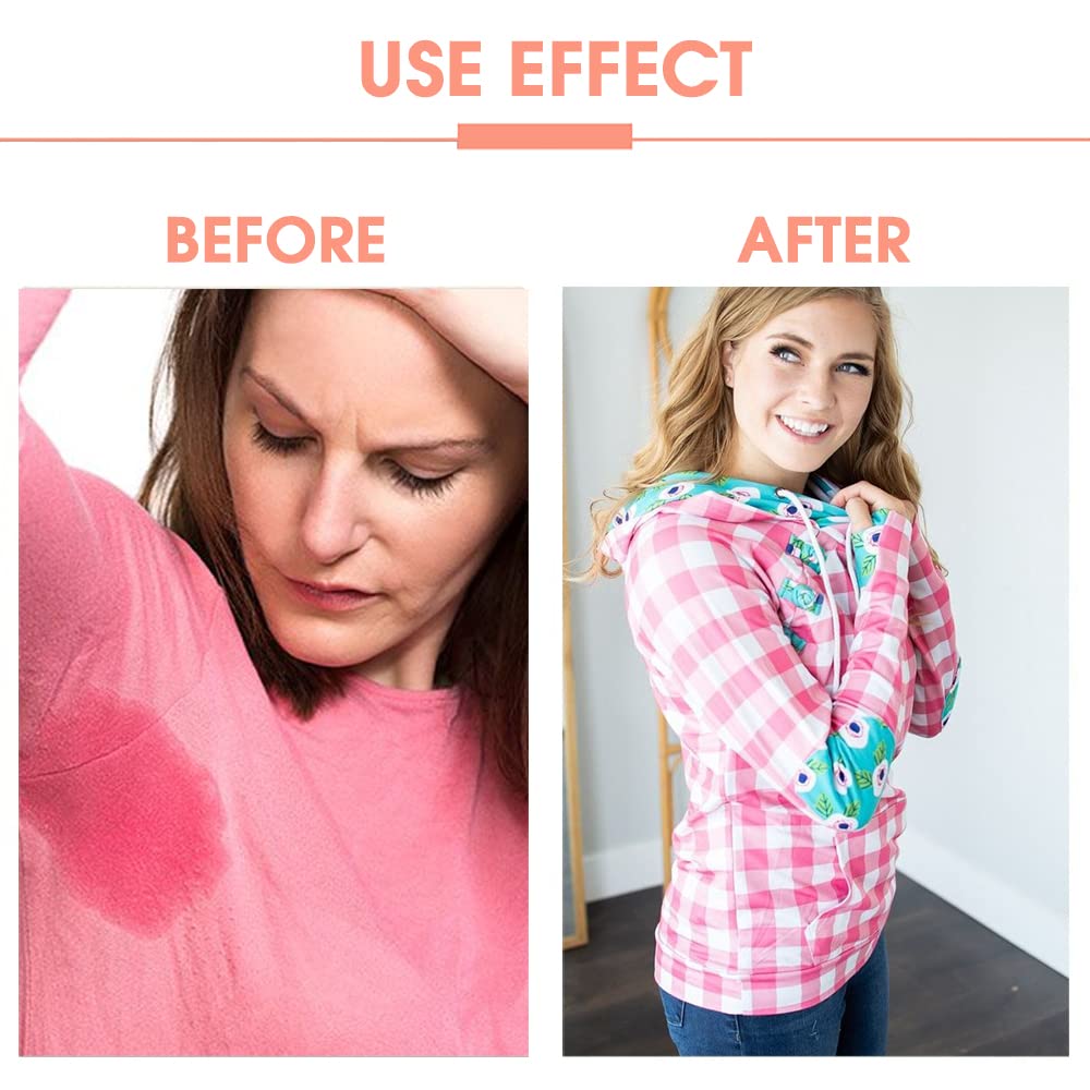 MAYCREATE 2pcs Washable & Resuable Strap-Armpit Sweat Pad for Women and Men with Invisible Underarms/Shoulder For Girls