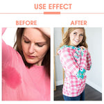 MAYCREATE 2pcs Washable & Resuable Strap-Armpit Sweat Pad for Women and Men with Invisible Underarms/Shoulder For Girls
