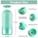 MAYCREATE Airless Pump Bottles for Travel with Leakproof Design and 30ml Capacity | Macaron Color Refillable Containers