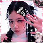 MAYCREATE Hair Clips for Girls Women 10Pcs featuring Metal Star Pins | Y2K Korean Style
