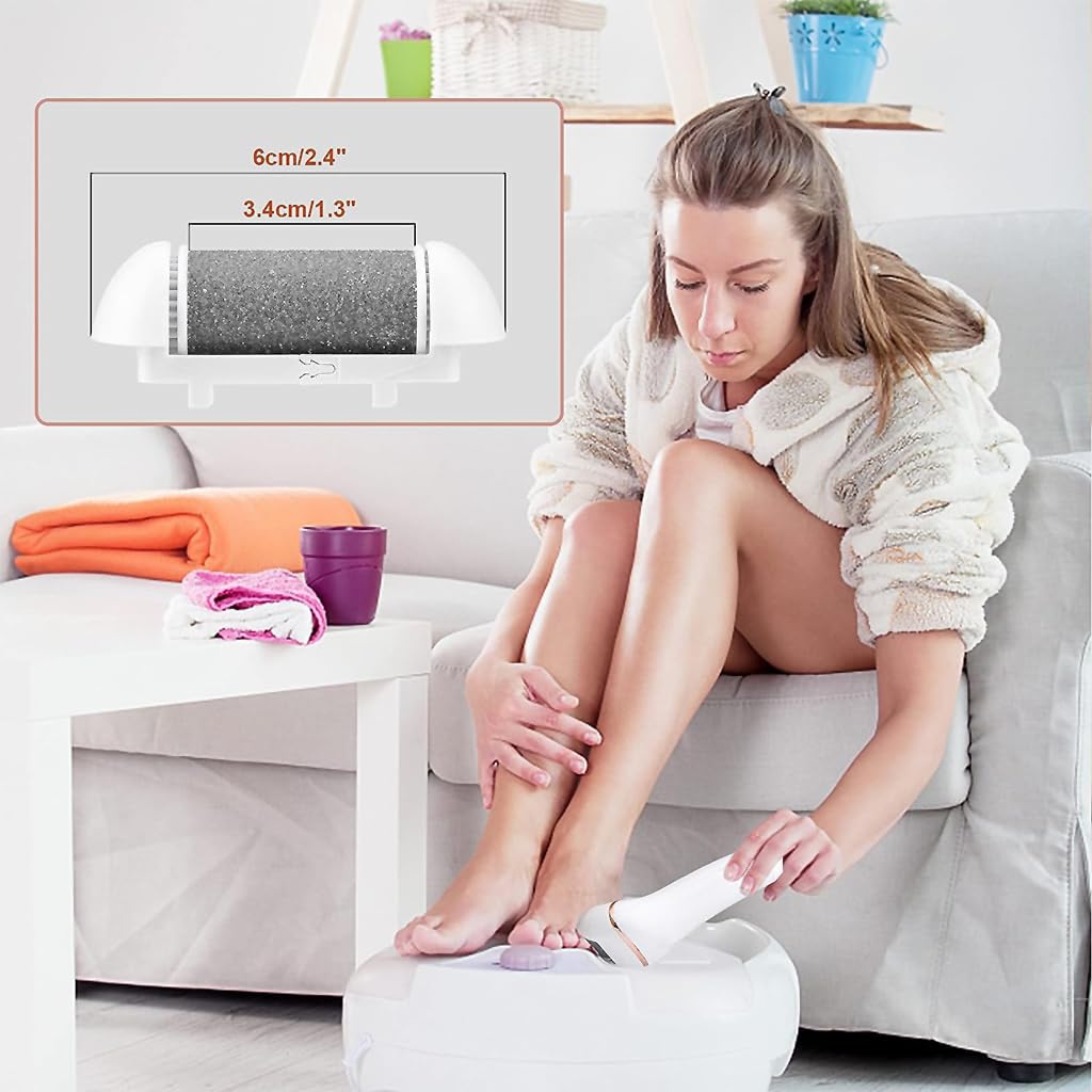 HASTHIP Electric Callus Remover for Feet,Half year warranty, Pedicure Tools Professional Rechargeable Portable Callus & Dead Skin Removal & Feet Care Feet File For Removing Dead Skin