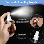 MAYCREATE Travel Bottles Set for Toiletries with Leak Proof Case and 4×50ml Refillable Containers