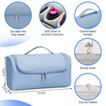 MAYCREATE Travel Storage Bag for Dyson Airwrap featuring Five Compartments and PU Material | Portable Organizer with Hanging Hook
