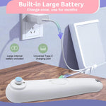 MAYCREATE Electric Nail Cutter for Baby with 6 Attachments and LED Light | USB Rechargeable