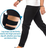 MAYCREATE 14 Pcs Urine Test Complete Kit Includes 2 Translucent Portable Travel Empty Bottles, 10 Adhesive Temperature Test Strips, Neoprene Bag and Hi-Stretch Hidden Leg Straps