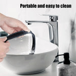 MAYCREATE Neckline Shaving Template, Silicone Hair Cutting Machine Hair Line Guide, Adjustable Trimming Template for Men Boy Home Haircuts, for Fade, Undercut, Crew Cut - Blue