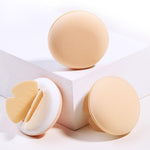 MAYCREATE 4Pcs Powder Puff with Box, Makeup Sponge Puff, Round Makeup Puff Foundation Blender Sponge, Dry & Wet Use Butterfly Wing Beauty Loose Powder Puff