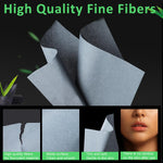 MAYCREATE Oil Blotting Paper for Oily Skin with Mirror and Puff, 300pcs Natural Linen | Portable Shine Control Sheets