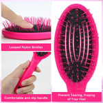 MAYCREATE Wig Brush Comb for Hair Extensions with No Tangle Loop Design 8.66 in | Gentle Scalp Care