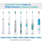 HANNEA 8 Pack Electric Toothbrush Head Standard Replacement Toothbrush Heads for Philips Compatible with ProResults DiamondClean FlexCare Healthy White