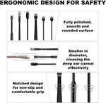 MAYCREATE 7 Pcs Ear Cleaner Stainless Steel Portable Ear Removal Kit Safety Tools Ear Caring Ear Wax Remover Tool with Storage Box Ear Irrigation