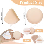 MAYCREATE Makeup Sponge Set for Foundation and Powder featuring Wet & Dry Dual Use | 7pcs Non‑Latex Soft Puffs