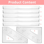 MAYCREATE Acrylic Nail Polish Organizer for Dressing Tables with 5 Tier Display Rack | Transparent Makeup Storage Shelf