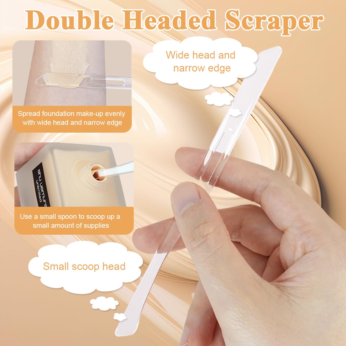 MAYCREATE Makeup Mixing Palette for Foundation and Lip Colors featuring Folding Butterfly Shape and Acrylic Design