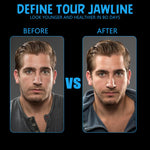 MAYCREATE 40lbs Jawline Exerciser Tool for Men Women Foodgrade Silicone Jaw Line Shaper Jaw Exerciser for Intermediate & Advance Users