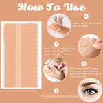 MAYCREATE 320pcs Eyelash Extension Tape False Eyelashes Adhesives Under Eye Lash Tape Breathable Non-woven Eyelid Lifting Micropore Medical Tape for Individual Eyelash Extensions