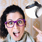 MAYCREATE 12 Pairs Eyeglass Nose Pads, Anti-Slip Silicone Glasses Nose Support Pads Replacement, Anti-Slip Air Chamber Nose Pads for Full Plastic Frames, White