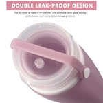 MAYCREATE Travel Toiletries Bottles Kit for Easy Packing with Double Leakproof Design | 3pcs 90ml Refillable Silicone Containers