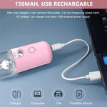 MAYCREATE Facial Nano Mist Sprayer 30ml Portable Mini Face Mist Spray Machine, Cartoon Bunny Design & USB Rechargeable, for Facial Moisturizing Skin Care - Pink