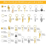 MAYCREATE 220 Pcs Hair Jewelry for Women