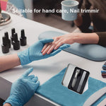 MAYCREATE Nail Cutter Set for Home and Travel with Wide Jaw and Nail Collection Bin | Stainless Steel Clippers and File in Storage Case