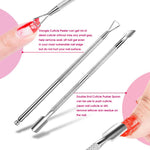 MAYCREATE Gel Nail Polish Remover Kit with Nail Clips, Cuticle Pusher and Cutter, Nail Files and Nail Buffer Tools Set for Home/Salon Nail Art Remover Supplies Nail Care Kit