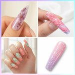 MAYCREATE 3D Gel Nail Art Flower Molds for DIY Floral Designs featuring 4PCS Silicone Templates