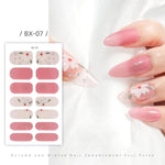 MAYCREATE Nail Stickers for DIY Nail Art with Self Adhesive Full Cover Design 70pcs | 5 Styles