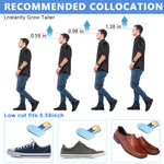 MAYCREATE Heel Lift Inserts Silicone Heel Cup Pads, Heel Cushions with Massaging Gel Cushion Insert for Heel Ankle Pain Heel Spurs for Women&Men, 0.59Inch