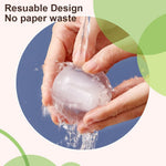 MAYCREATE Lint Remover Ball for Clothes and Pet Hair with Washable TPE Roller | Reusable Portable Cleaner