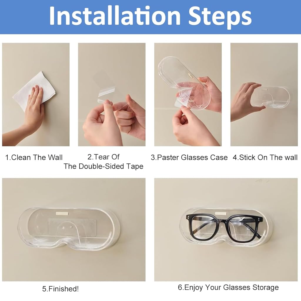 MAYCREATE® all Mounted Glasses Organizer