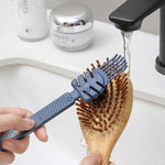 MAYCREATE Hair Brush Cleaner, Hair Comb Cleaner Brush, Hair Brush Cleaning Tool, Hair Detangling Rake Brush Tangled Hair Remover Tool for Removing Hair Dust, Home and Salon Use