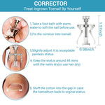 MAYCREATE® Ingrown Toenail Clippers for Ingrown or Thick Toenails, 9PCS Stainless Steel Toe Nail Clipper for Men & Seniors, Professional Pedicure Clippers Kit with Nail File