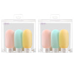 MAYCREATE Travel Toiletries Bottles for TSA Trips with Leakproof Squeeze Caps 6 Pack 60ml | Plastic Refillable Containers